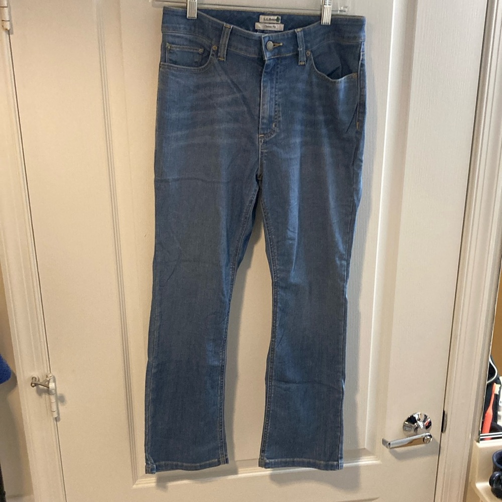 L.L. Bean Blue Bootcut Jeans Classic Denim